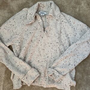 Speckled sweater
